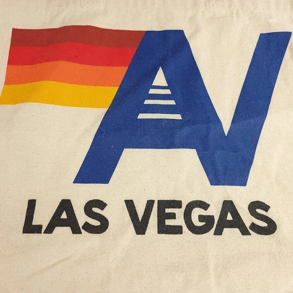 Aviator Nation Canvas Tote Bag AV Clothing Store Surfer Surf And Skate - Picture 3 of 6